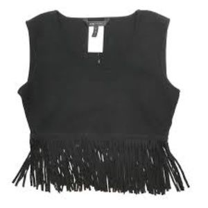 BCBG Fringe Shirt